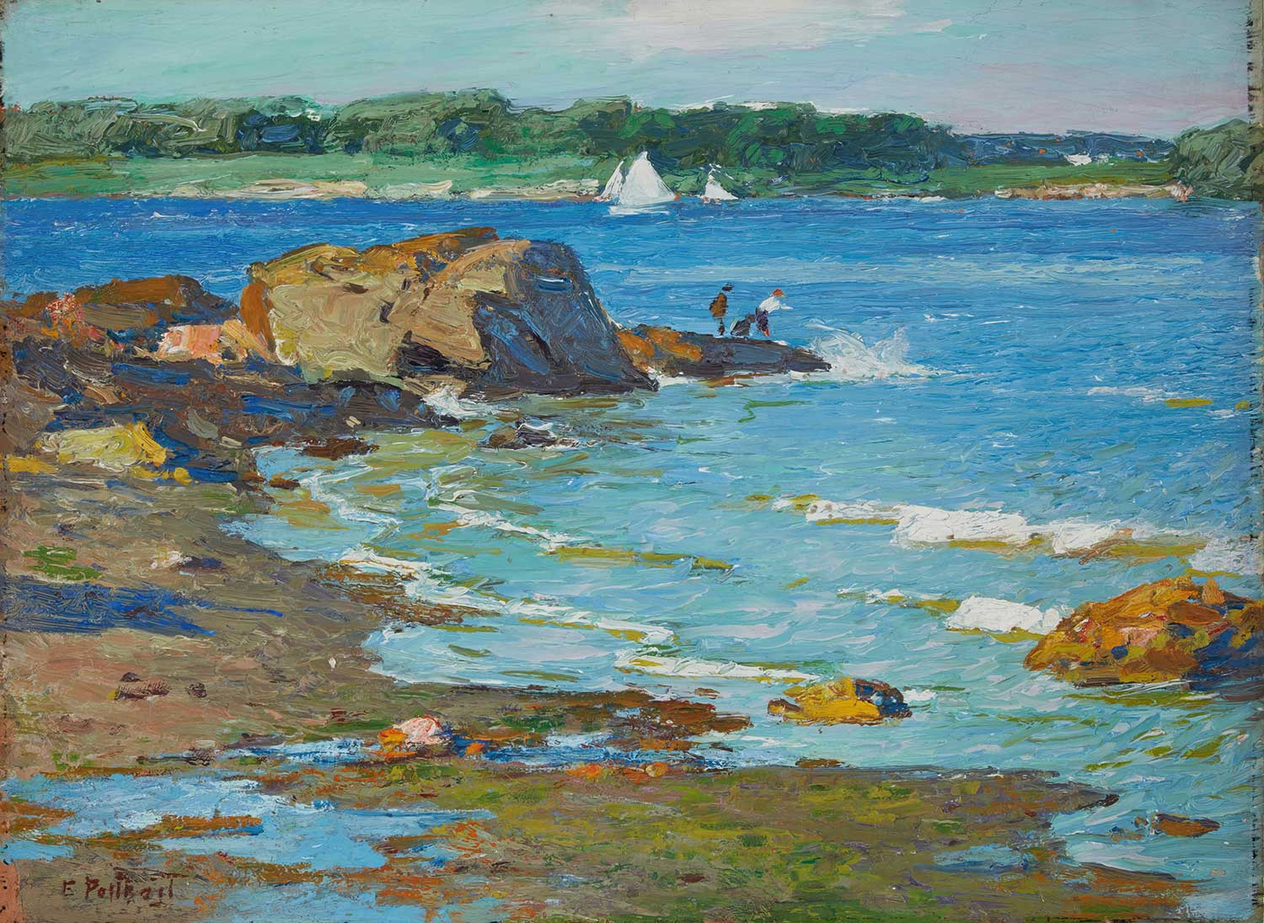 Edward Henry Potthast The Inlet Art Print