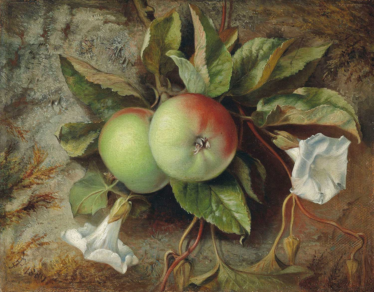 Edward John Poynter Autumn, Apples and Convolvulus Art Print