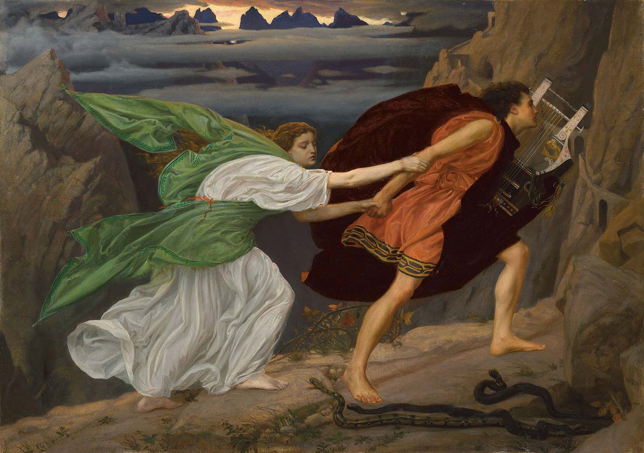 Edward John Poynter Orpheus and Eurydice Art Print