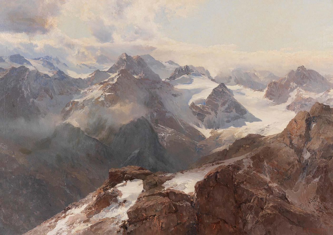 Edward Theodore Compton Sylvretta Vom Grossen Maderer Art Print