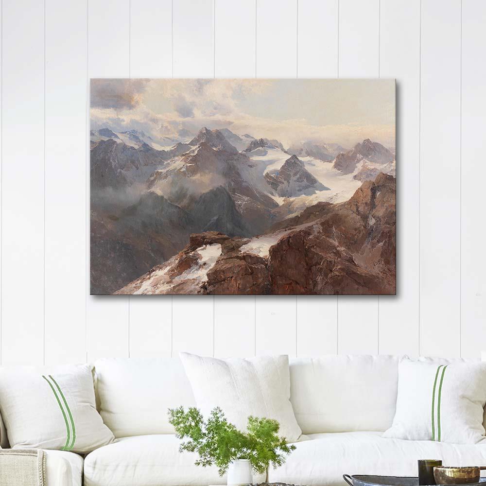 Edward Theodore Compton Sylvretta Vom Grossen Maderer Art Print