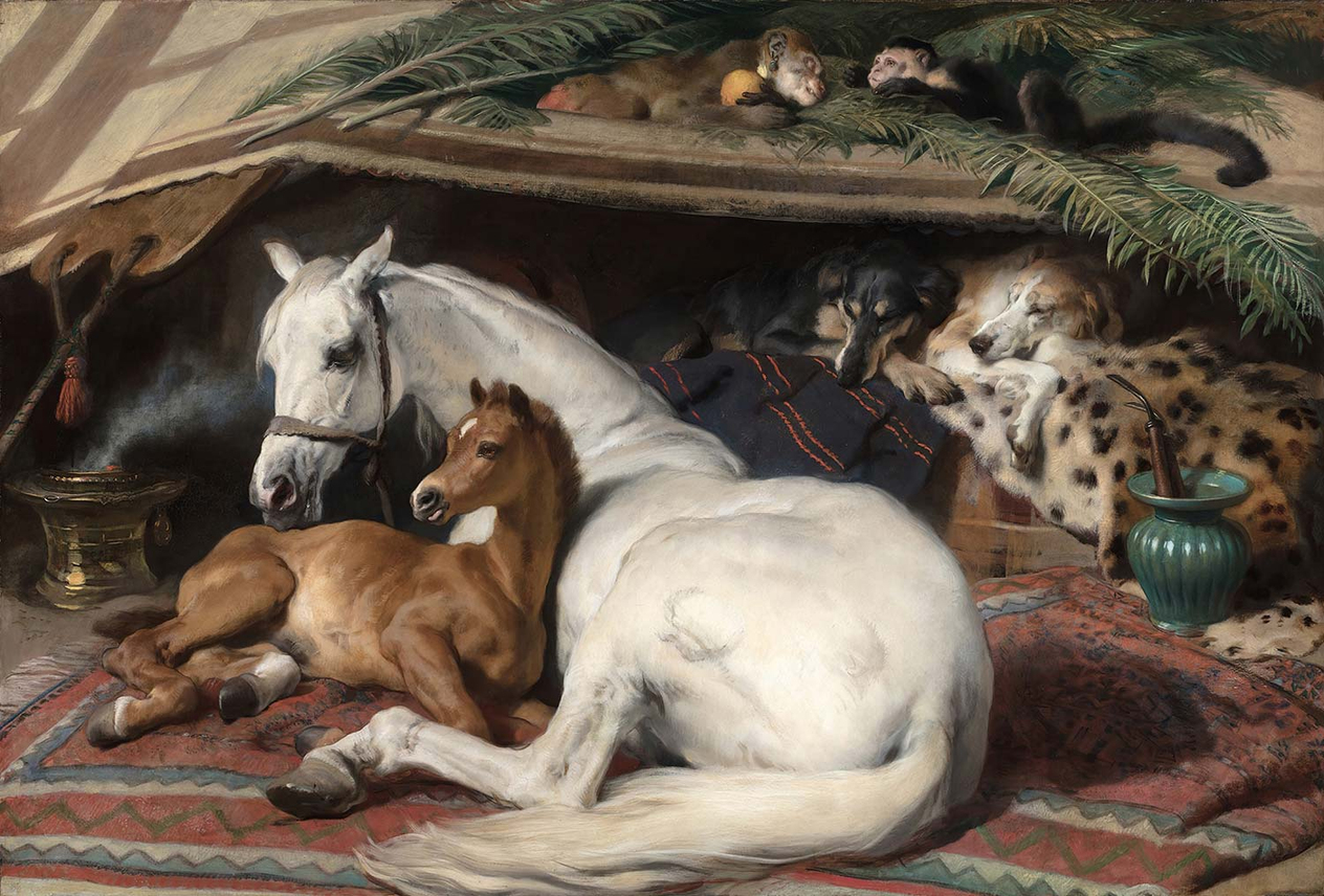 Edwin Henry Landseer The Arab Tent Art Print