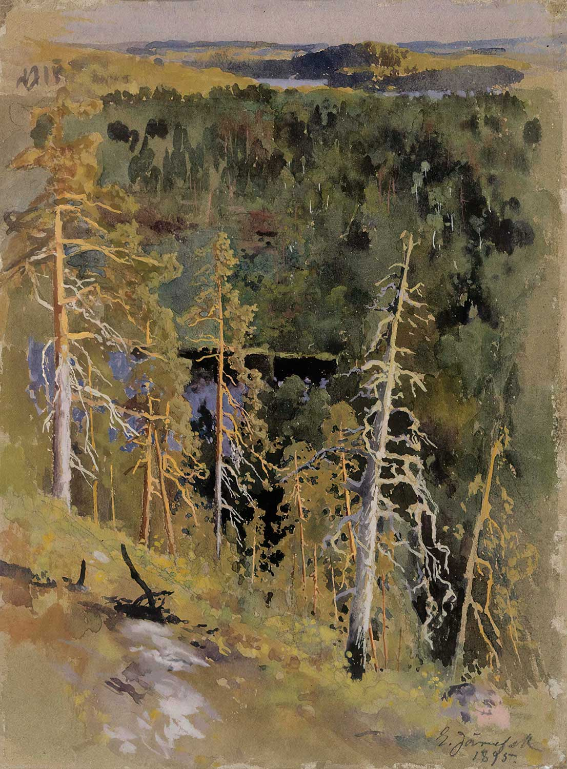 Eero Järnefelt Forest Landscape Art Print