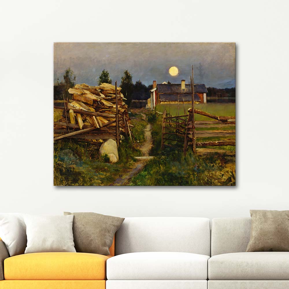 Eero Järnefelt Summer Night Moon Art Print