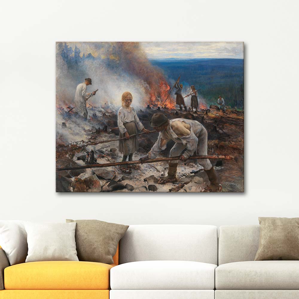 Eero Järnefelt Under The Yoke Art Print