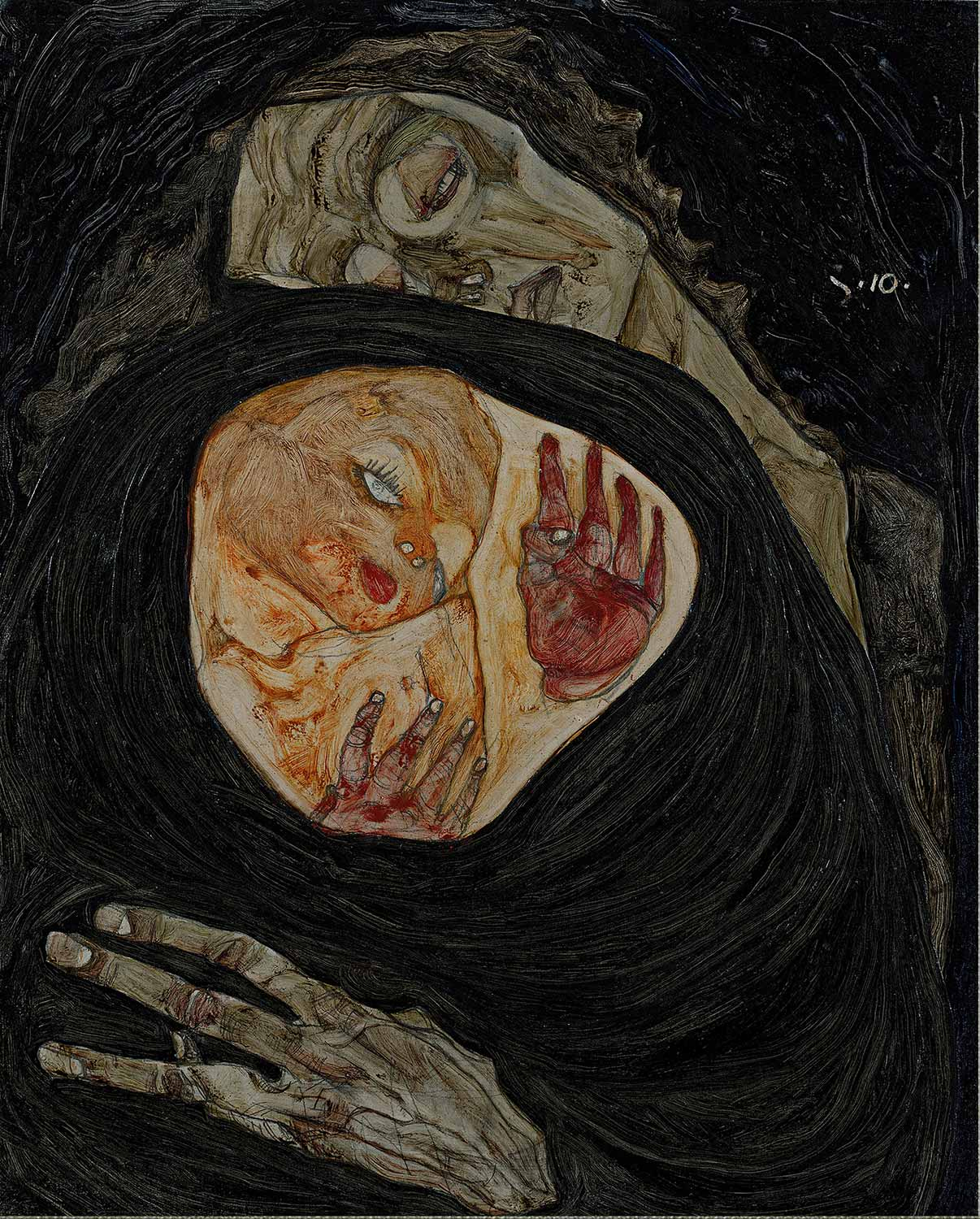 Egon Schiele Dead Mother Art Print