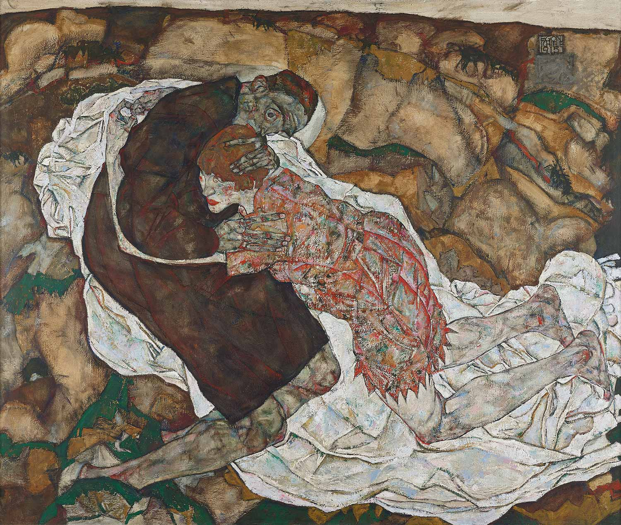Egon Schiele Death and The Maiden Art Print
