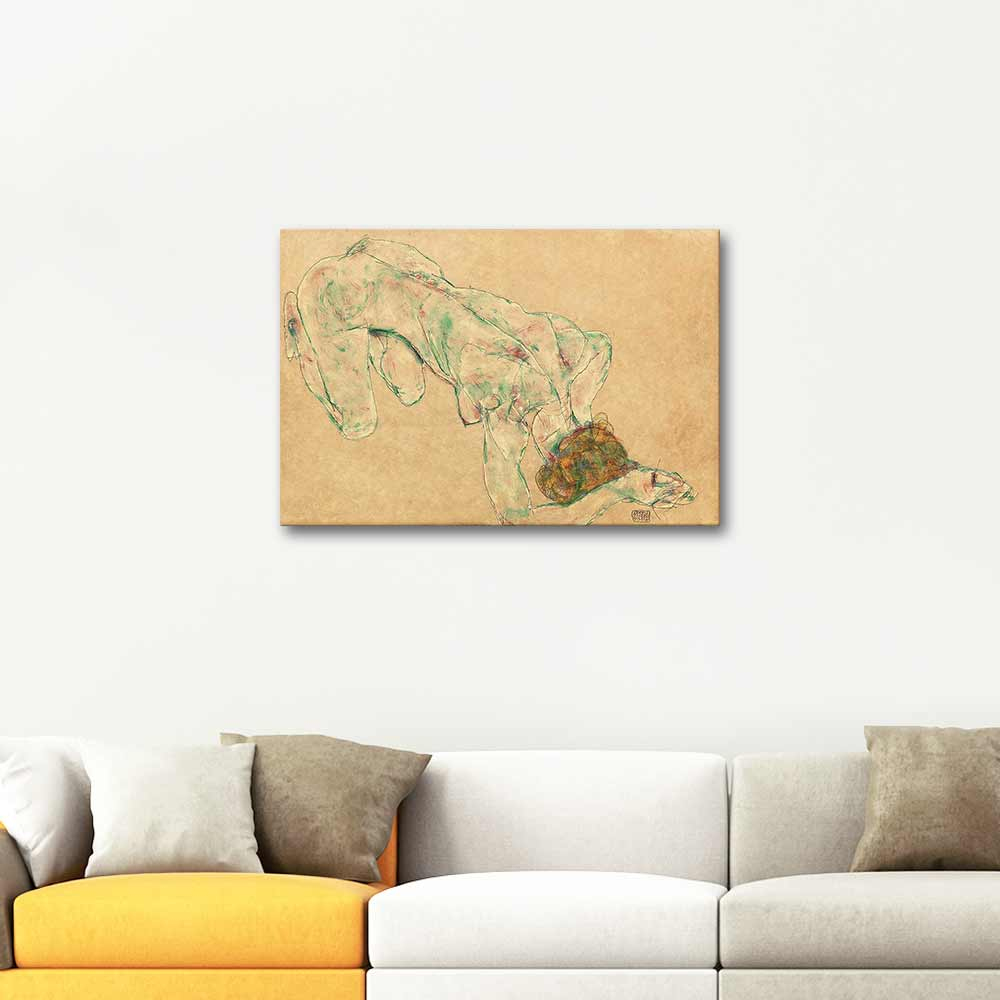 Egon Schiele Female Nude 01 Art Print