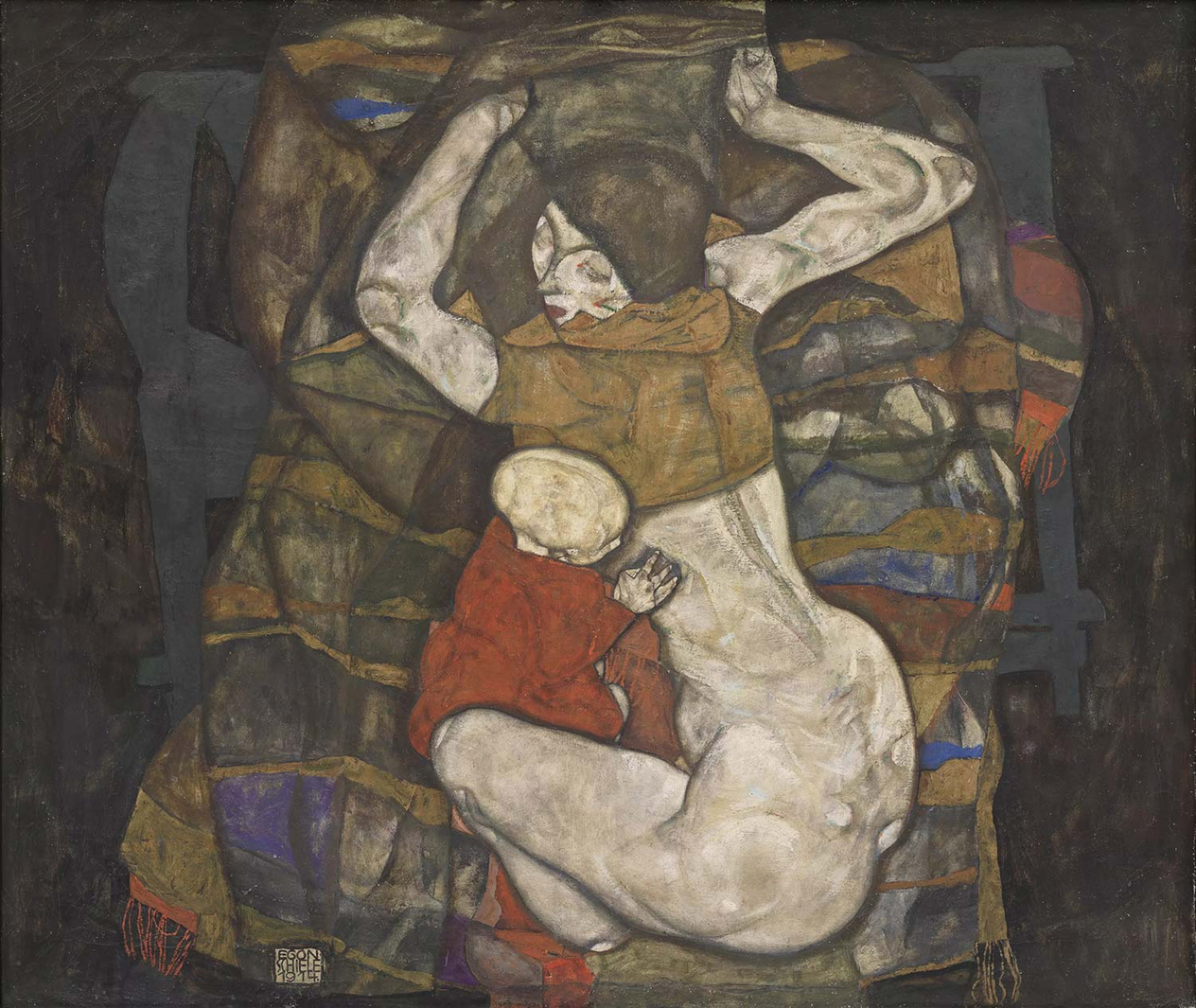 Egon Schiele Junge Mutter Art Print