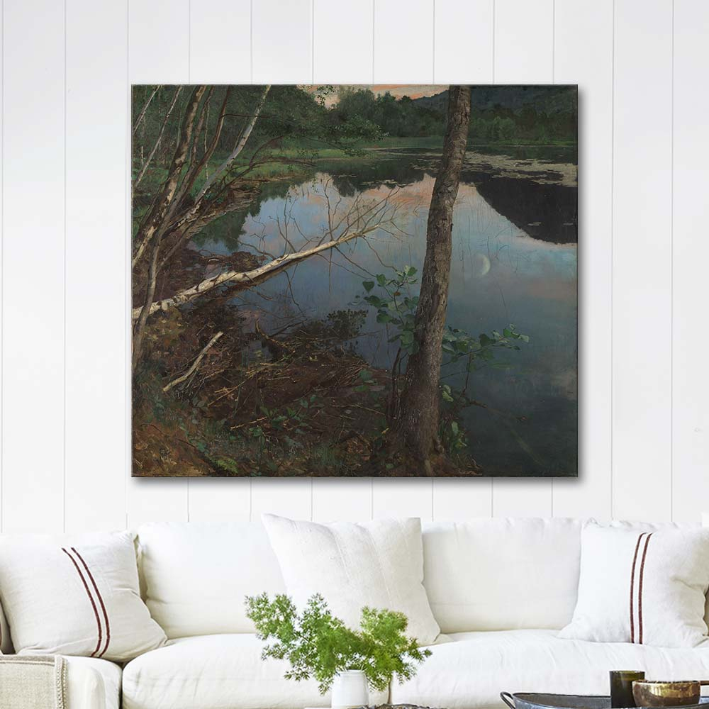 Eilif Peterssen Summer Night Art Print