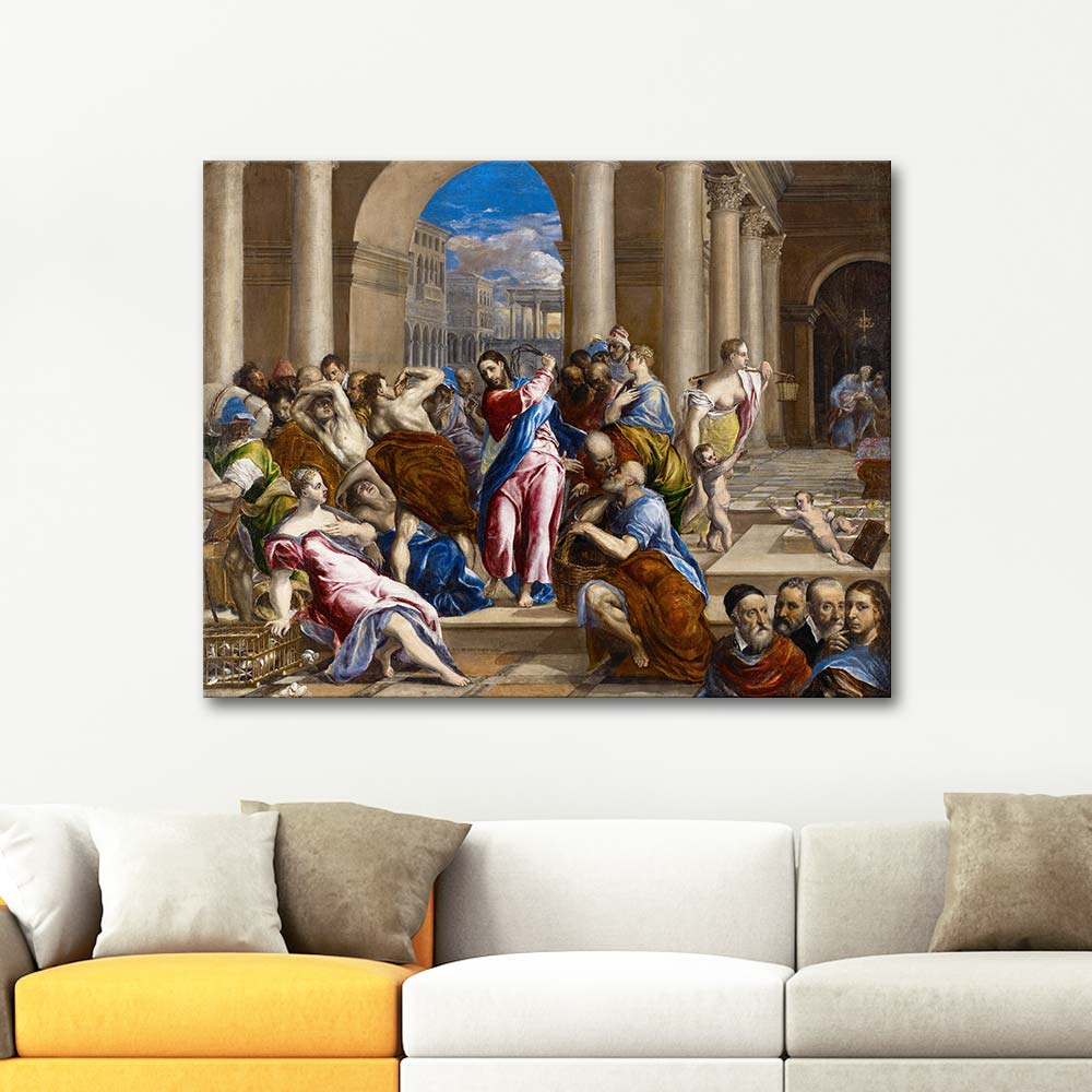 El Greco Christ Driving The Money Changers From The Temple Art Print