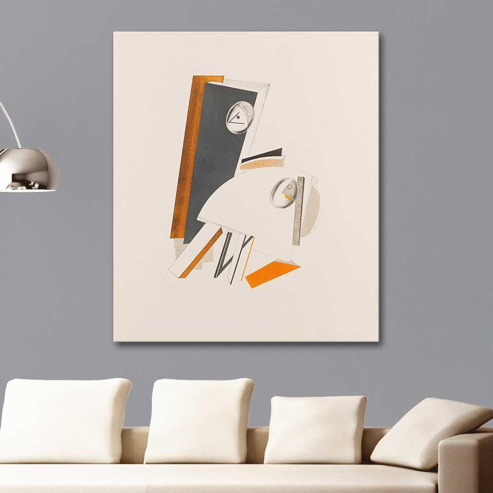 El Lissitzky Endişeliler Kanvas Tablo