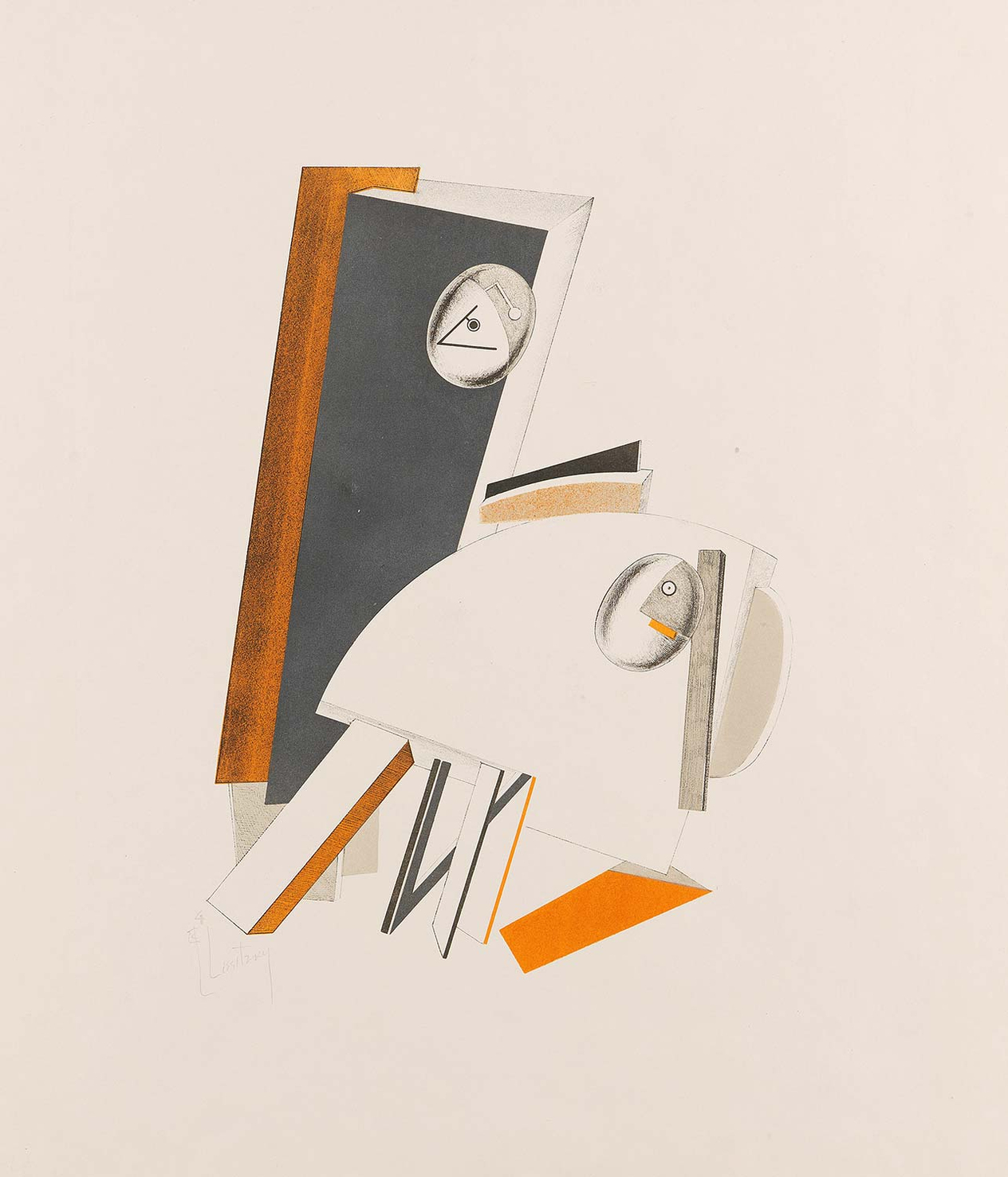 El Lissitzky Anxious Ones Art Print