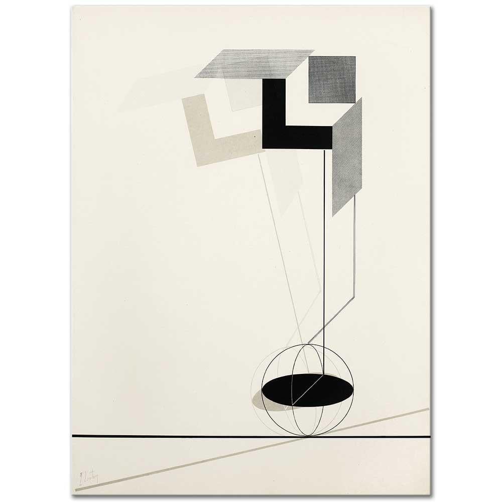 El Lissitzky Kestner'in Portföyü 03 Kanvas Tablo
