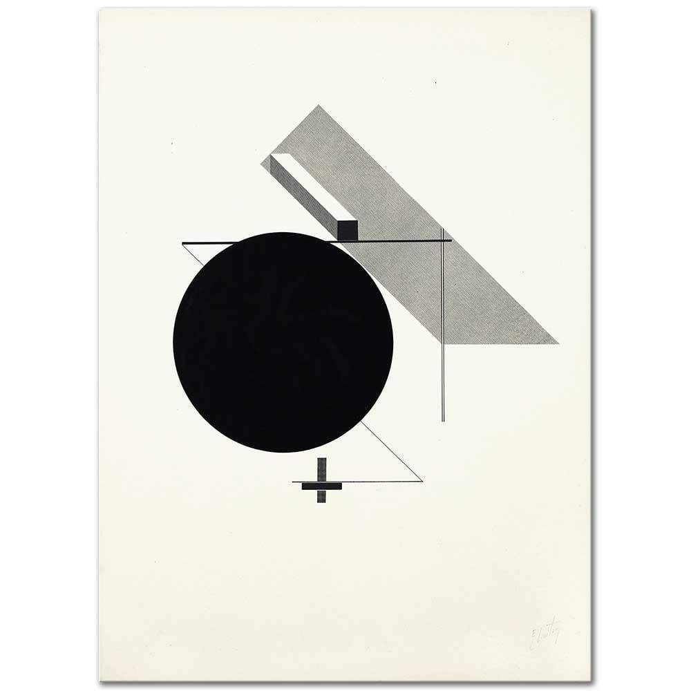 El Lissitzky Kestner'in Portföyü 01 Kanvas Tablo