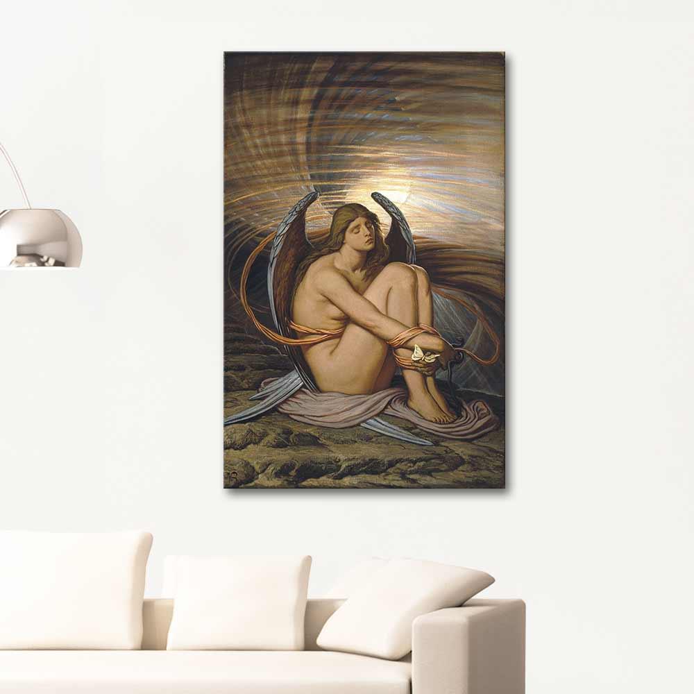 Elihu Vedder Soul in Bondage Art Print