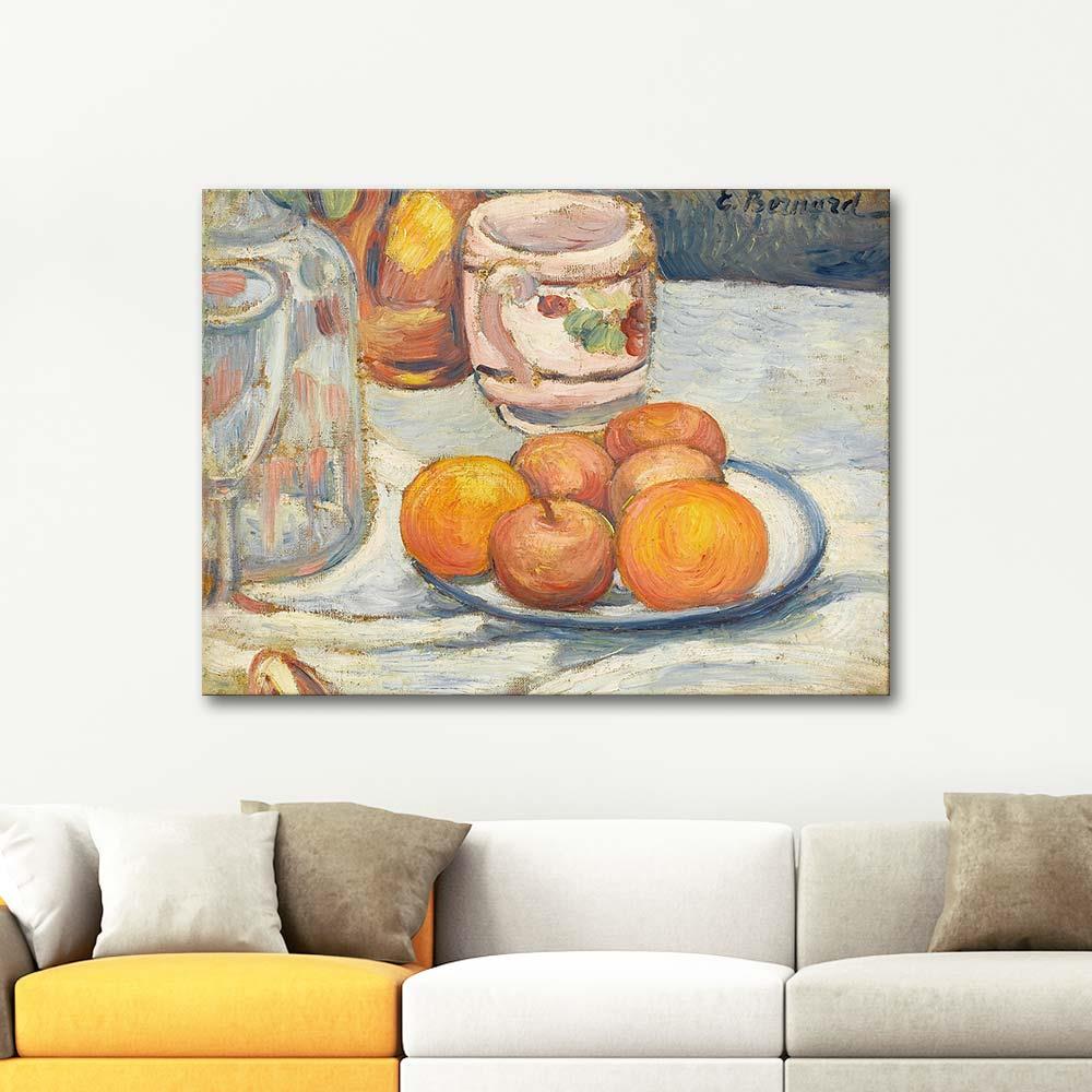 Emile Bernard Still Life with Apples Art Print