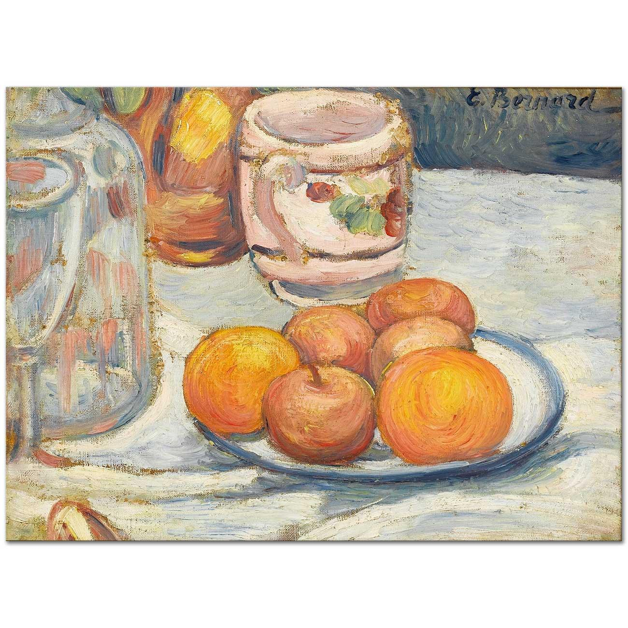 Still Life with Apples by Emile Bernard