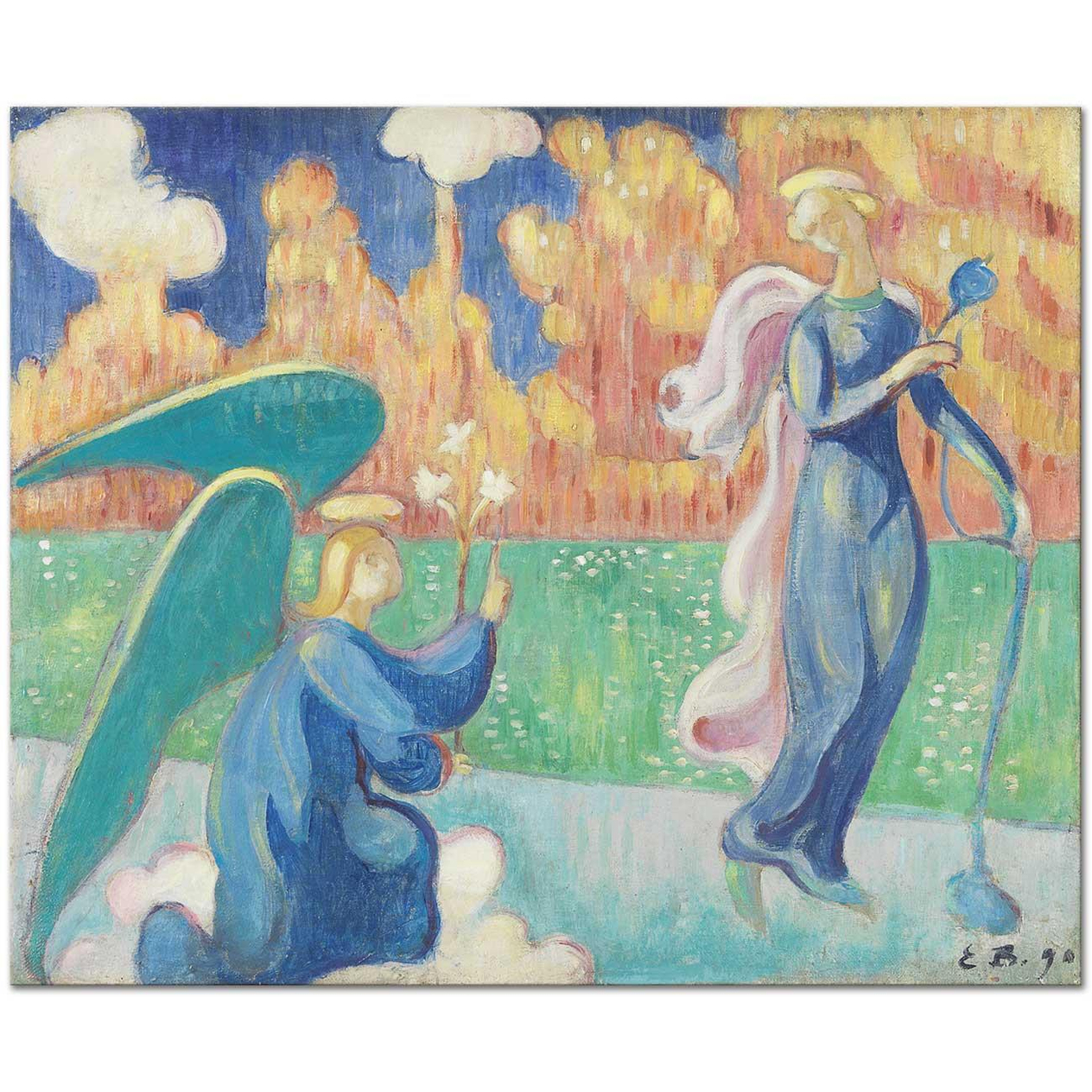 Emile Bernard Tebliğ Kanvas Tablo