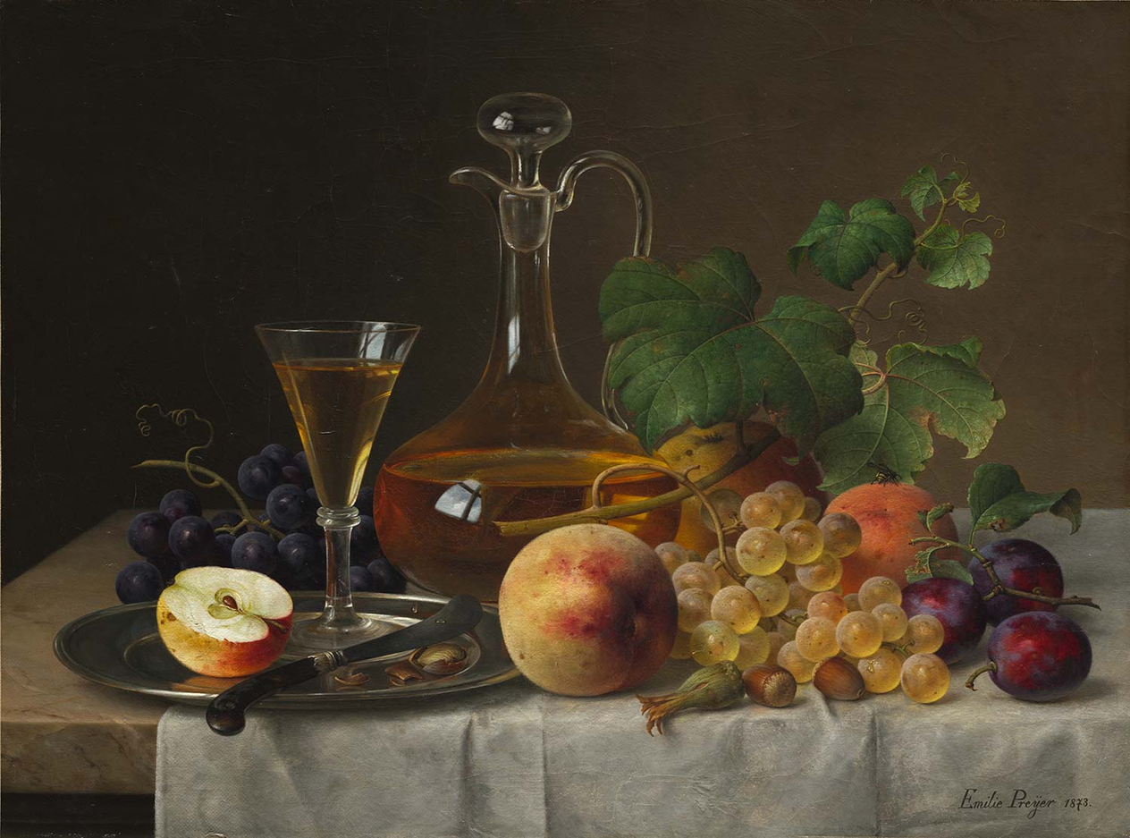 Emilie Preyer Still Life with Fruit Art Print