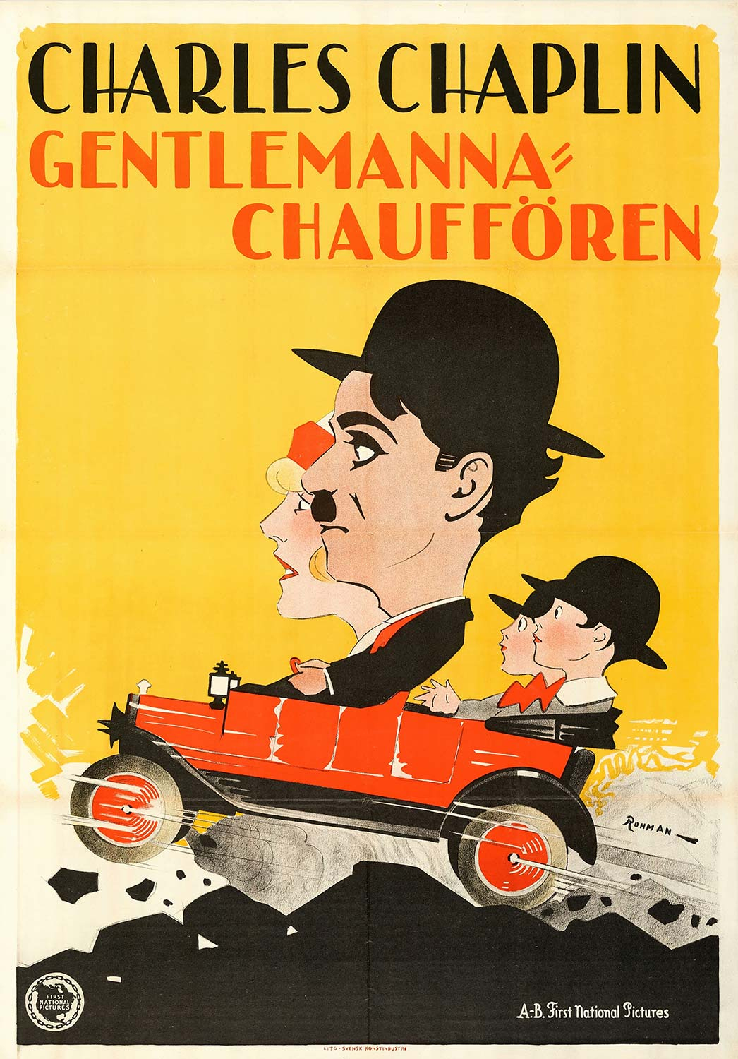 Eric Rohman A Day's Pleasure (Charles Chaplin) Art Print