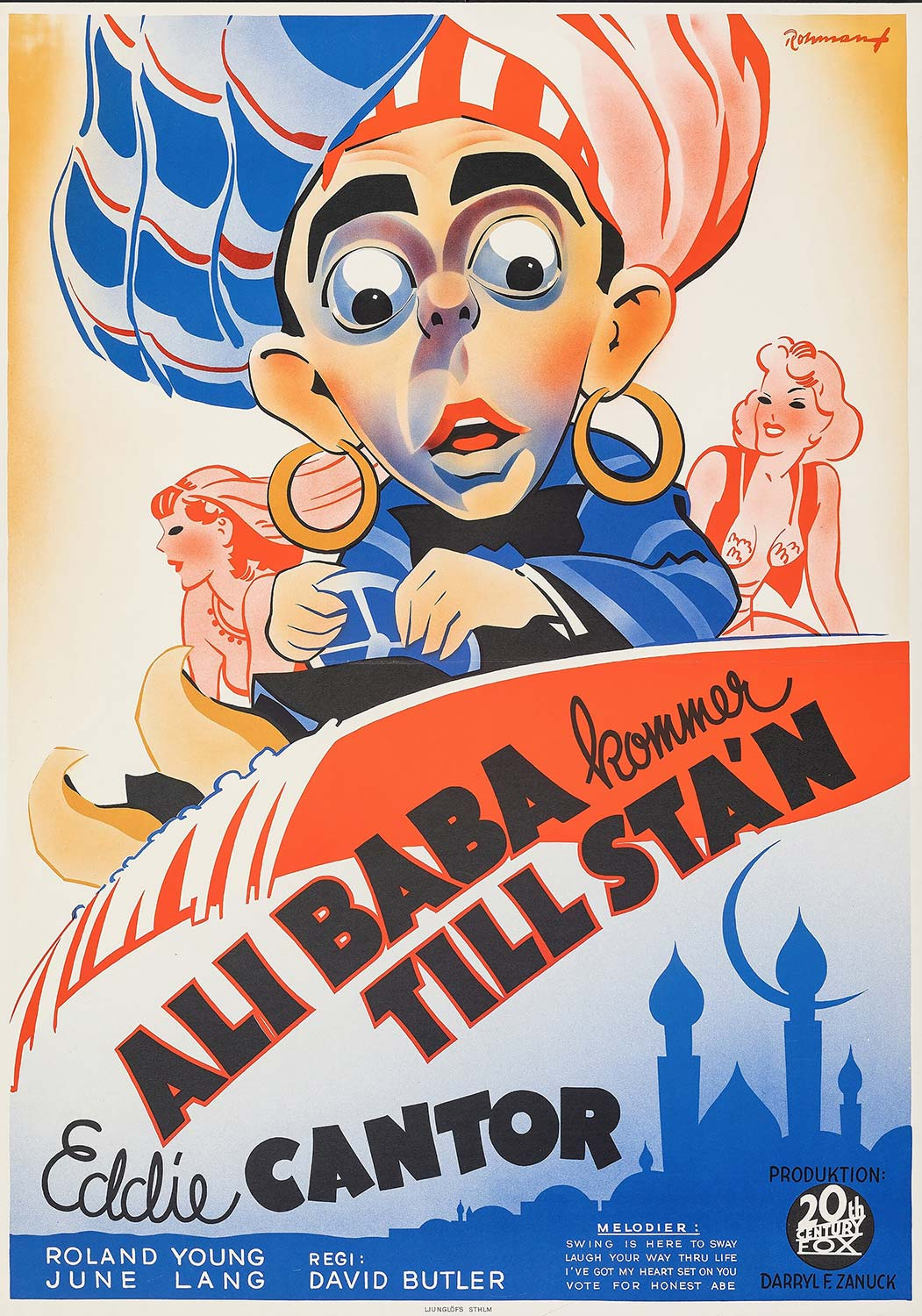 Eric Rohman Ali Baba Goes to Town Art Print
