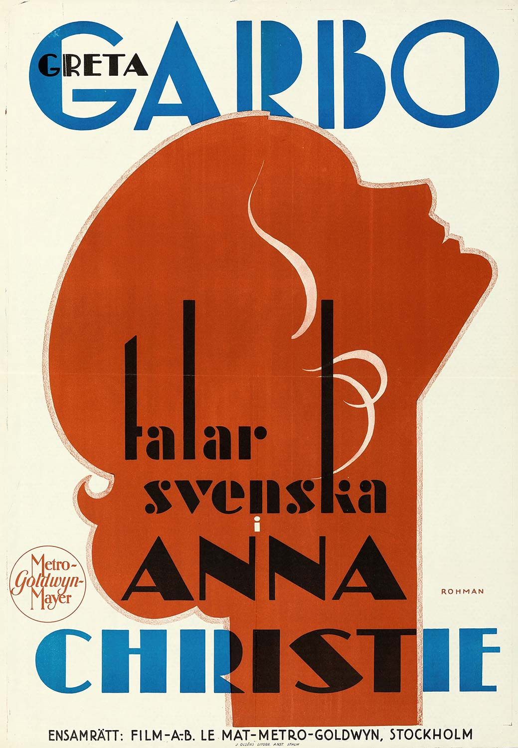Eric Rohman Anna Christie Art Print