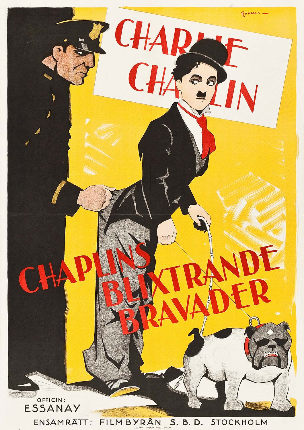 Eric Rohman Charlie Chaplin Compilation Art Print