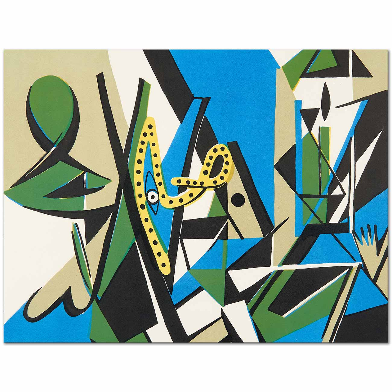 Ernst Wilhelm Nay The Lamp Art Print