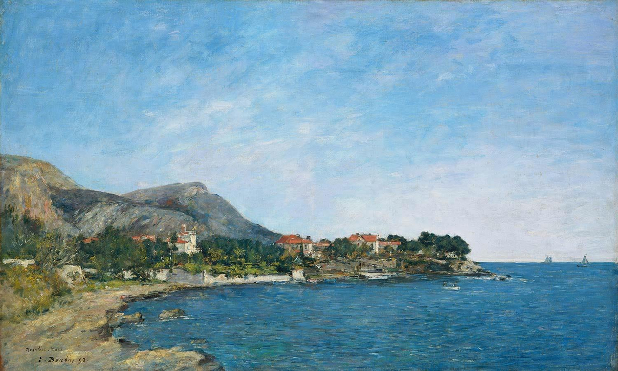 Beaulieu the Bay of Fourmis by Eugene Boudin