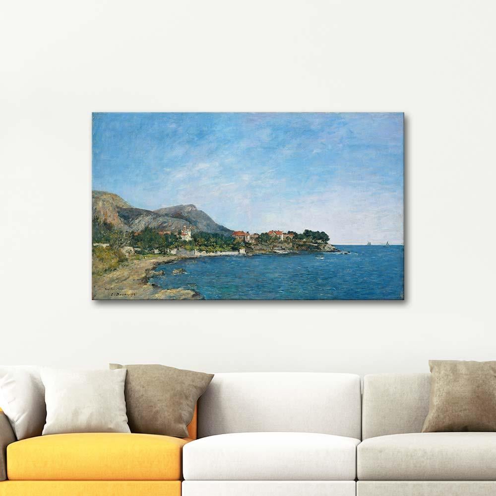 Eugene Boudin Beaulieu the Bay of Fourmis Art Print