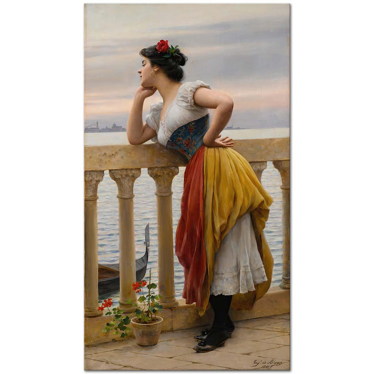 Anticipation by Eugene de Blaas