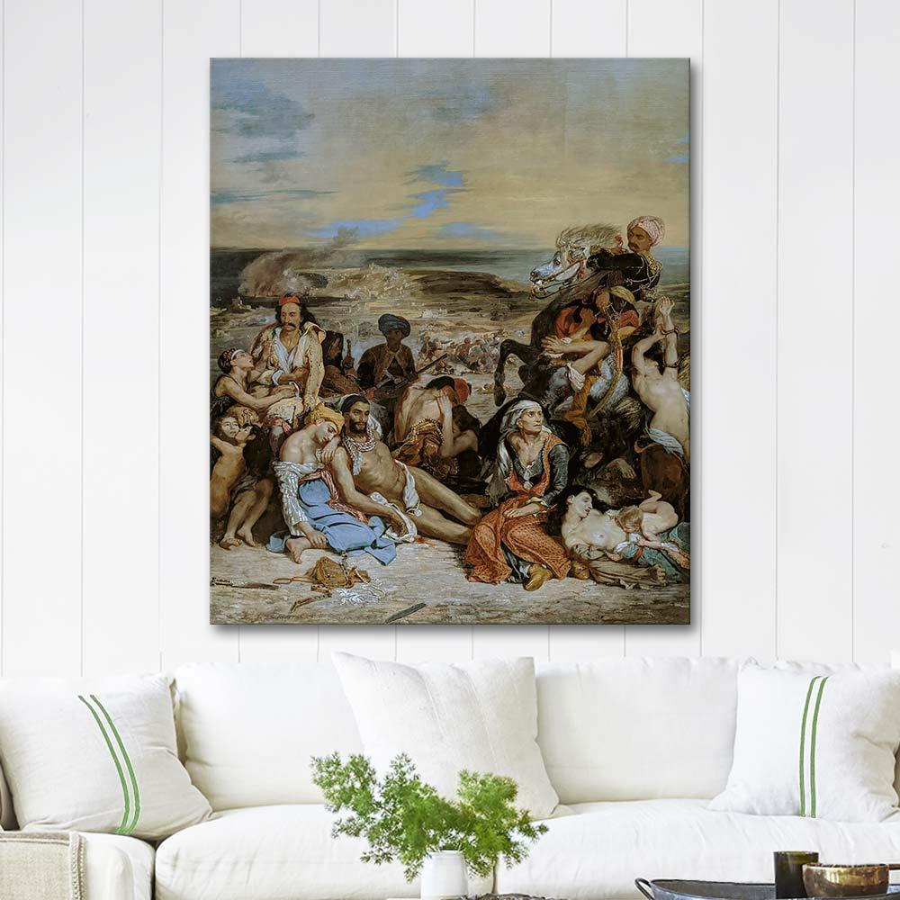 Eugene Delacroix The Massacre of Chios Art Print