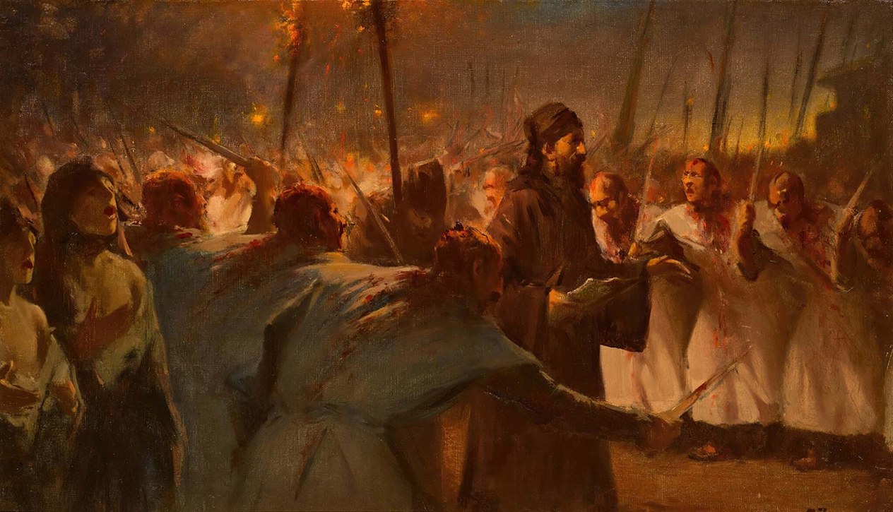 Fausto Zonaro The Tenth of Muharram Art Print