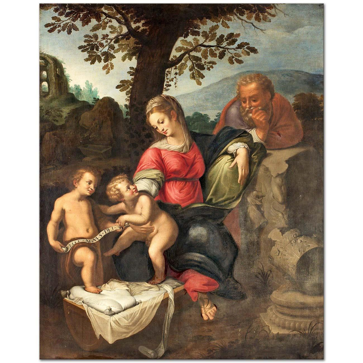 Federico Barocci Tanrının Kuzusu Kanvas Tablo