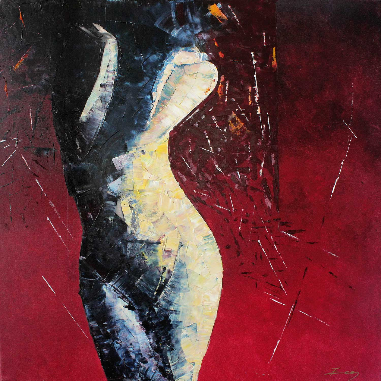 Female Nude Composition 12 Oil Painting