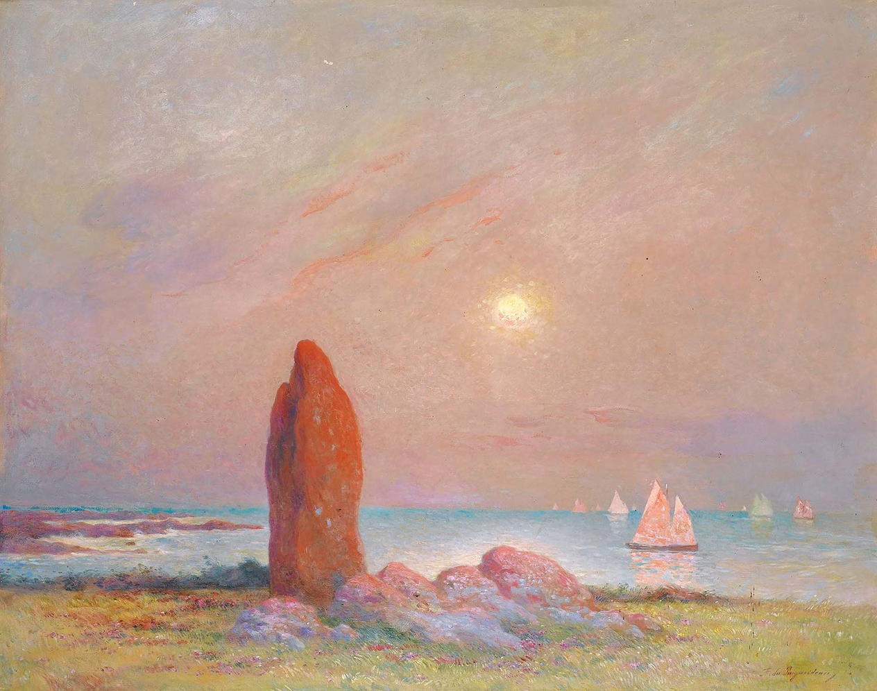 Ferdinand du Puigaudeau Menhir Art Print