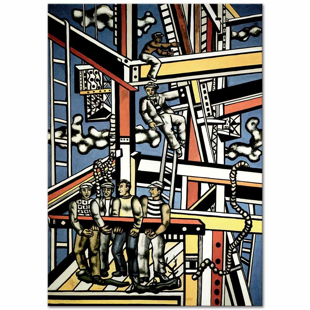 Construction Workers by Fernand Leger