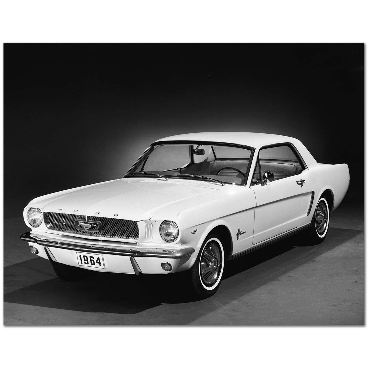 Ford Mustang 1964 Model Kanvas Tablo