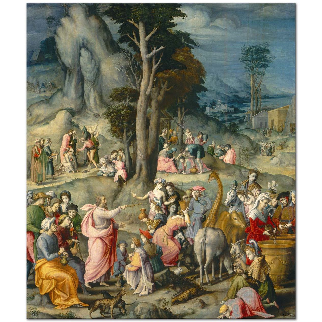 Francesco Bachiacca The Gathering of Manna Art Print