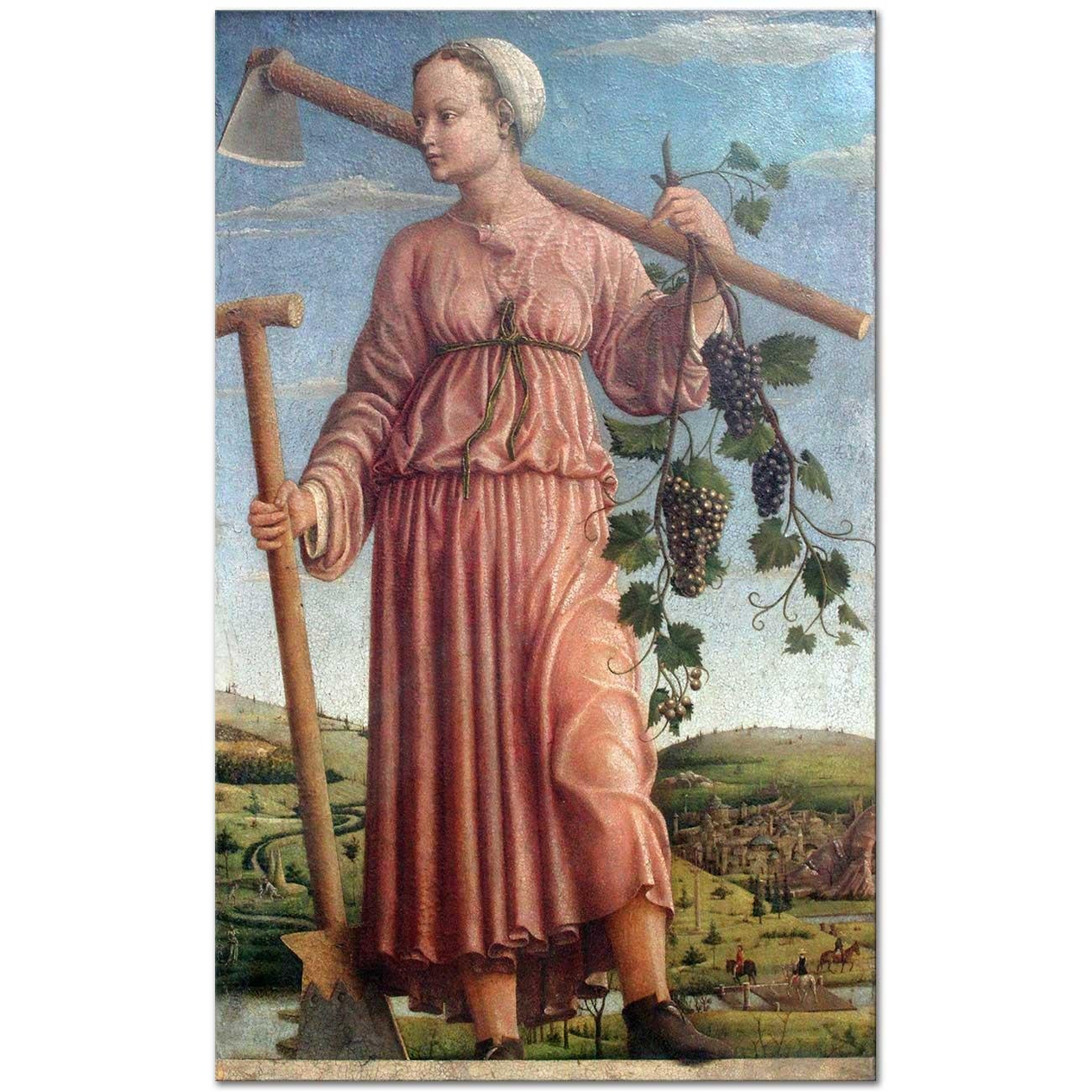 Francesco del Cossa Sonbahar Kanvas Tablo