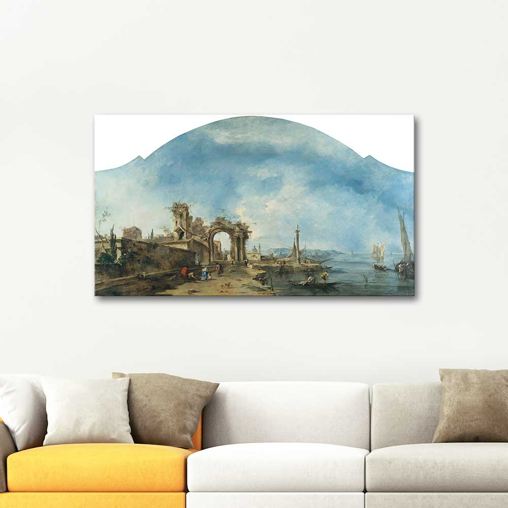 Francesco Guardi Venedik Kanvas Tablo