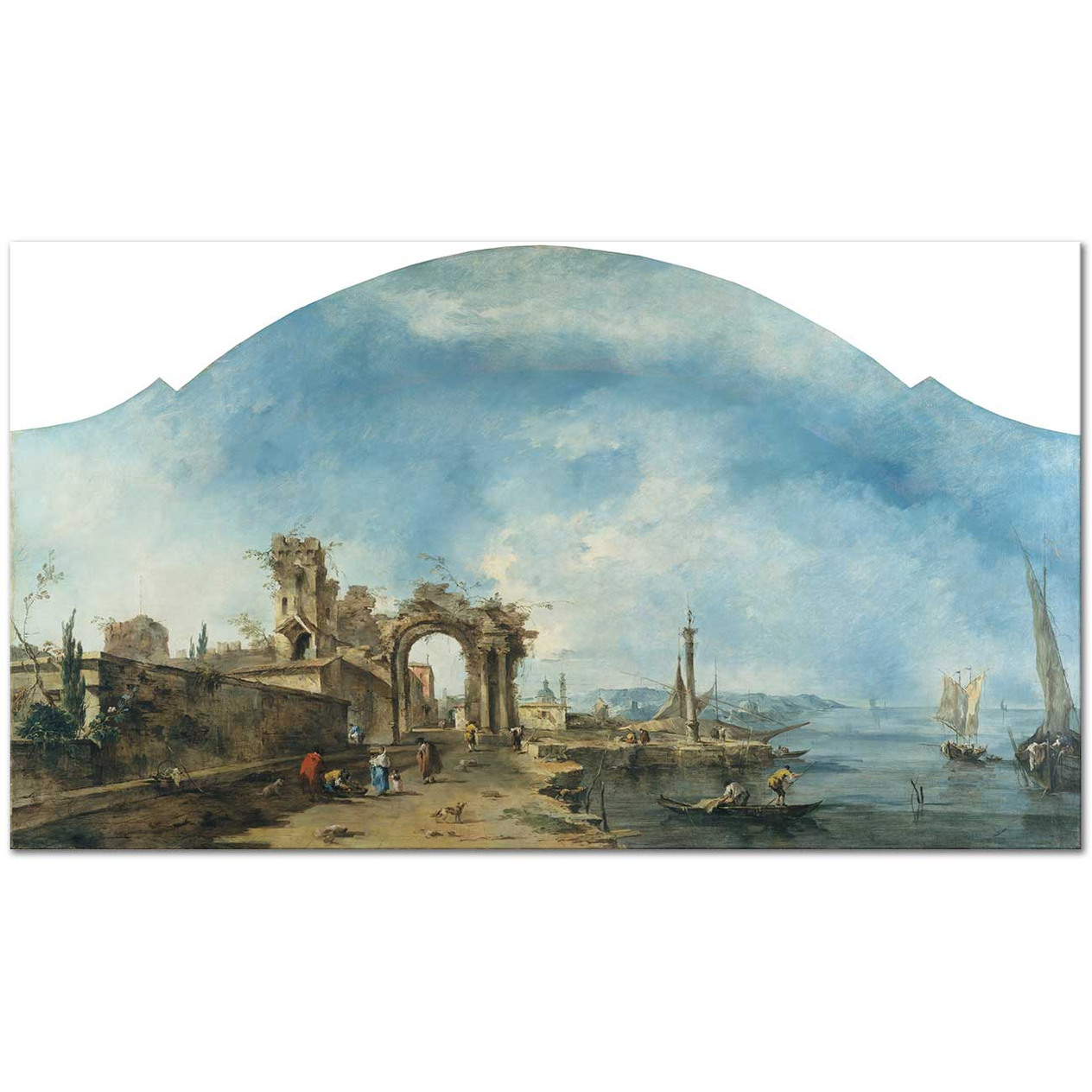 Francesco Guardi Venedik Kanvas Tablo