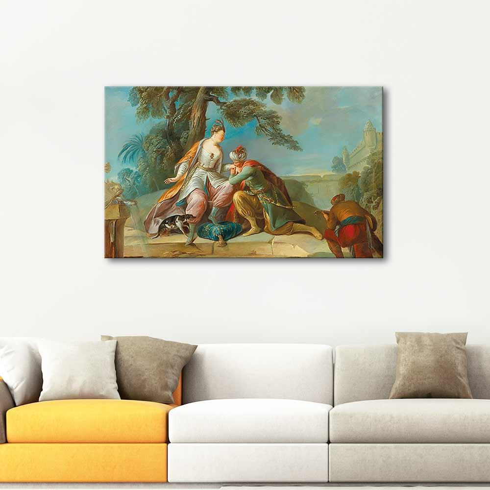 Francesco Zugno The Amorous Sultan Art Print