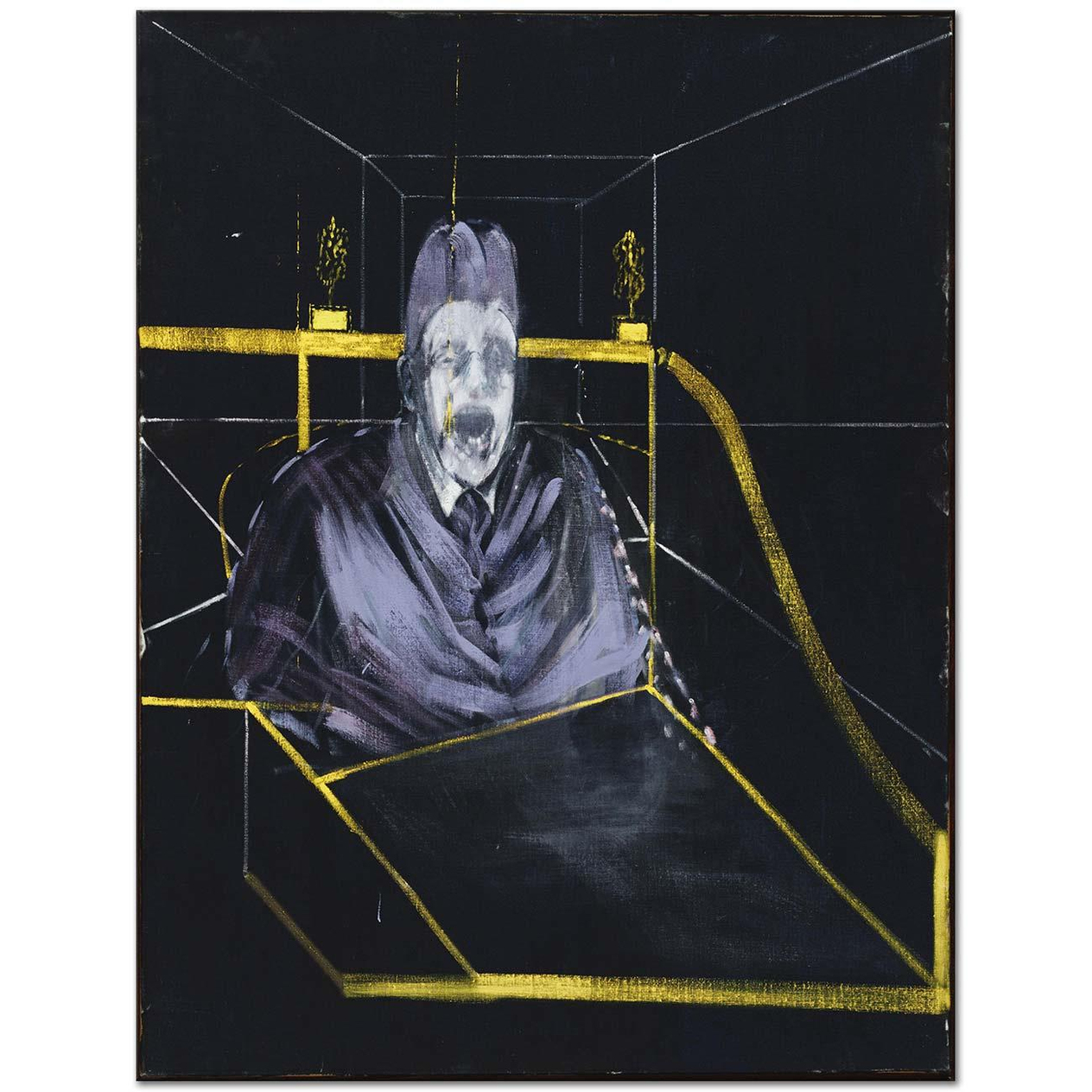 Francis Bacon Yedi Numaralı Portre Etüdü Kanvas Tablo