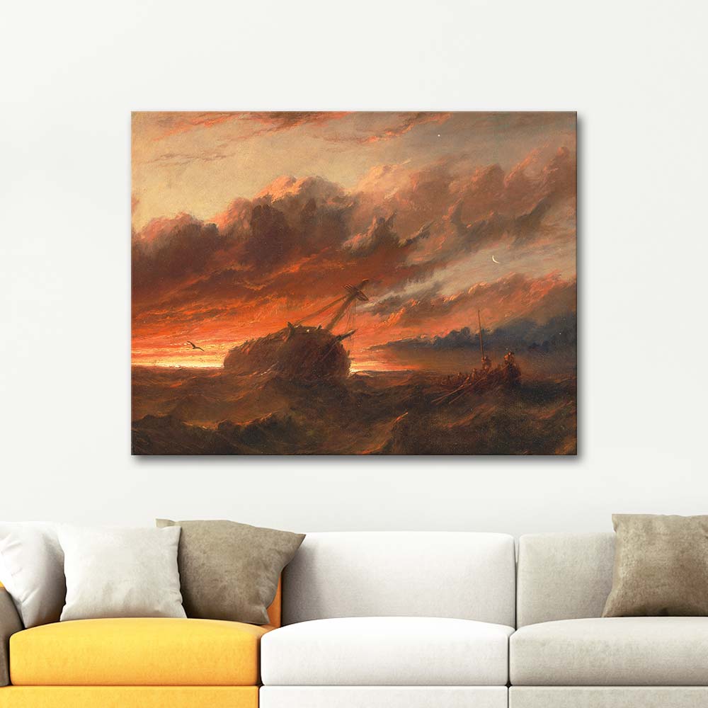 Francis Danby Shipwreck Art Print
