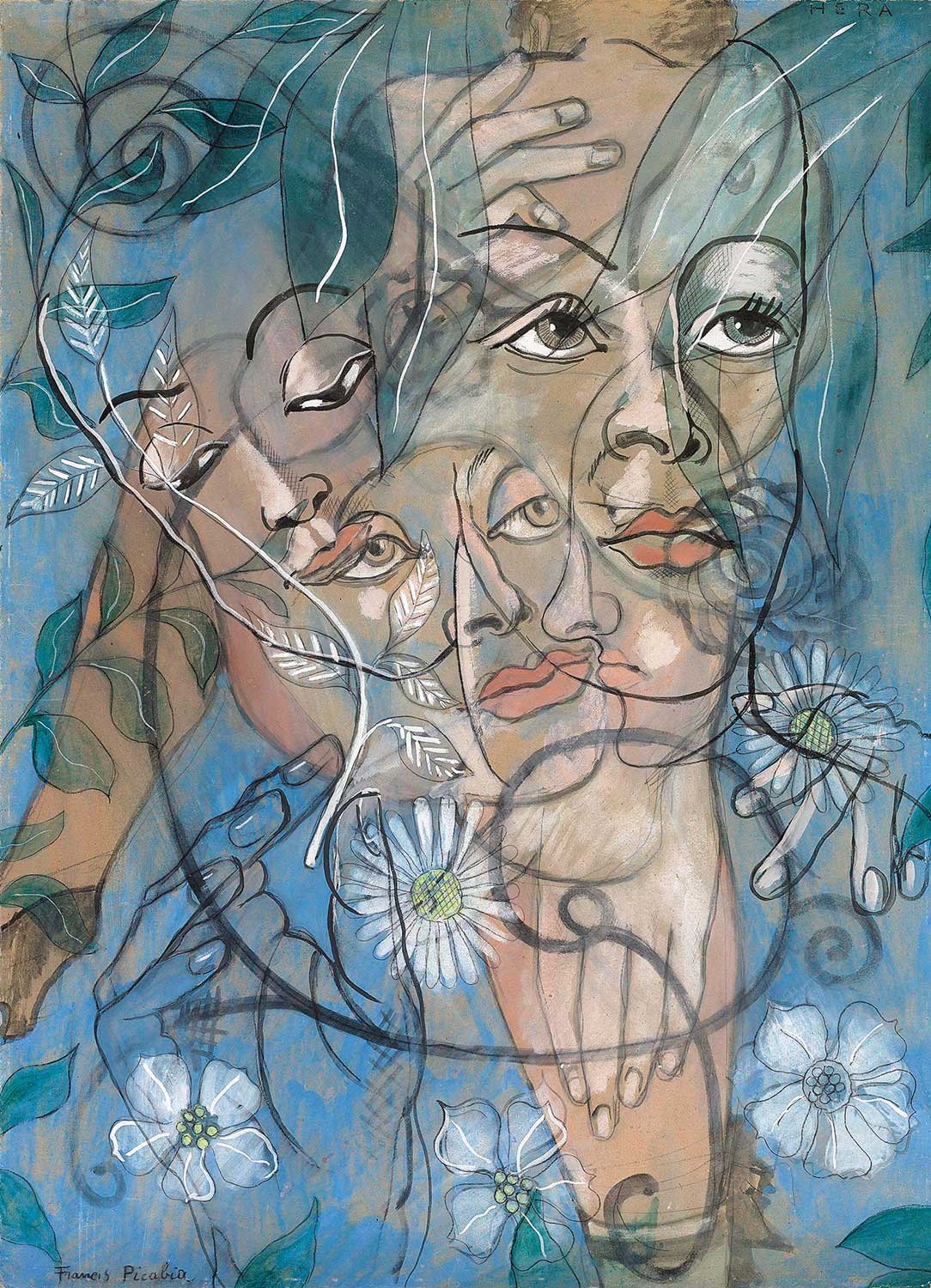Francis Picabia Hera Kanvas Tablo