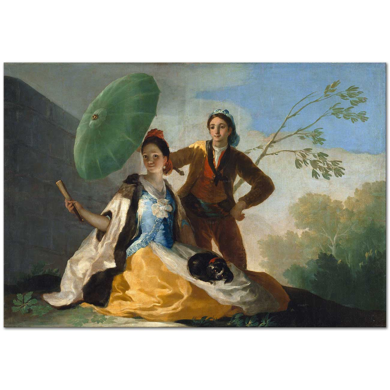 Francisco de Goya Şemsiye Kanvas Tablo