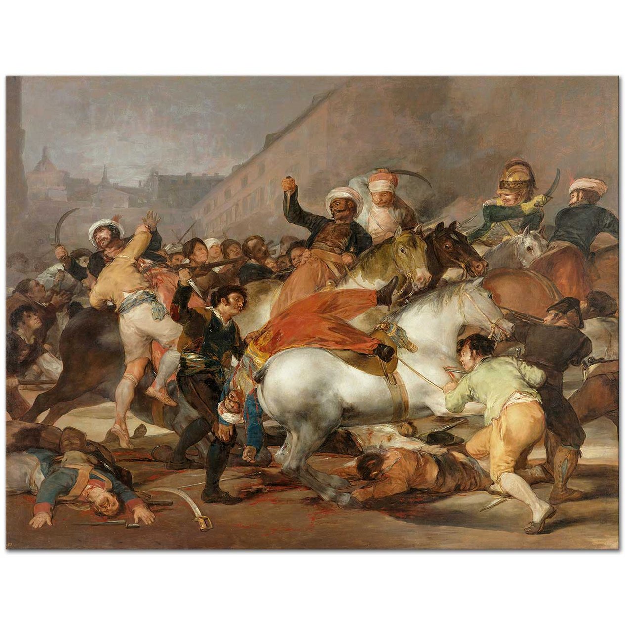 Francisco de Goya 1808 Ayaklanması Kanvas Tablo
