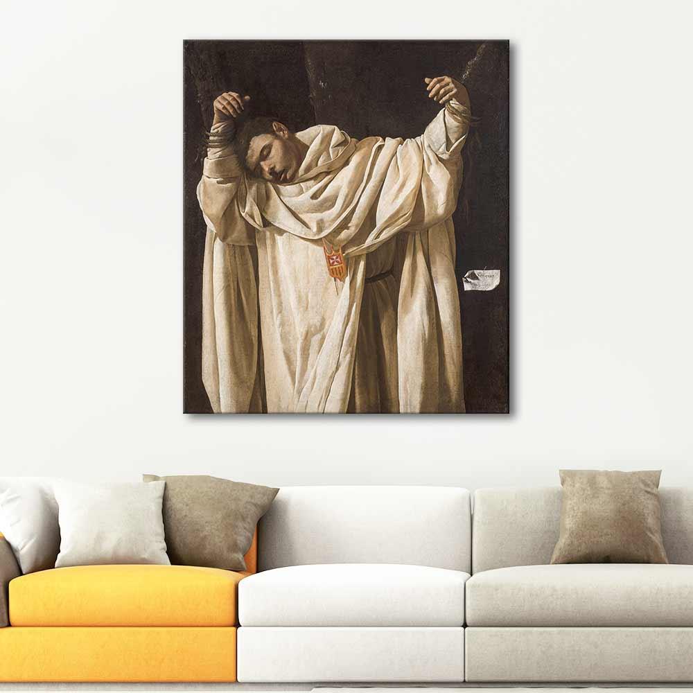 Francisco De Zurbaran The Martyrdom of Saint Serapion Art Print